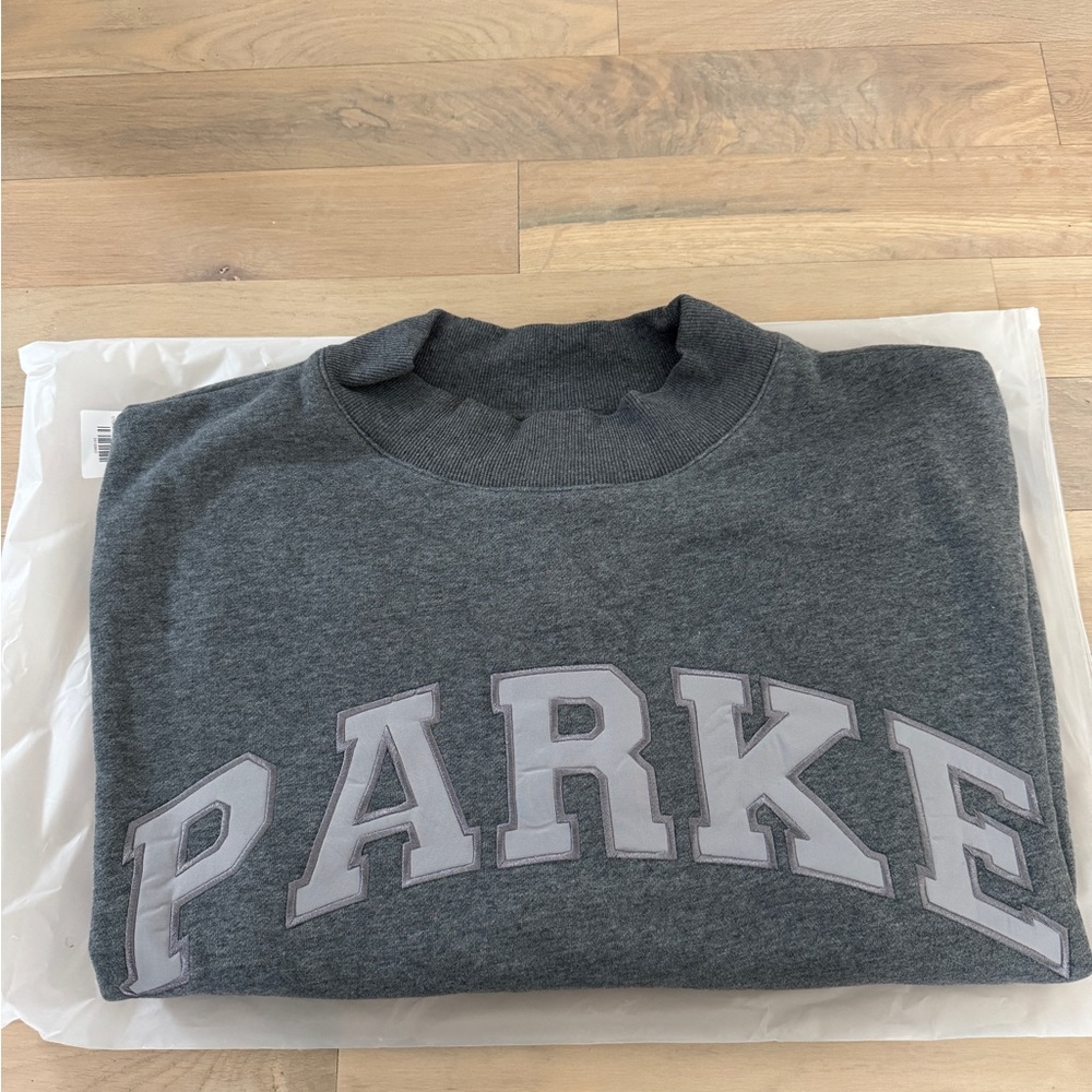 Parke STORM monochrome mockneck Sweatshirt L/XL